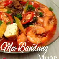 Mee Bandung
( Spicy, Sweet & Sour - Prawn & Meat Broth, Noodles, Vegetables, Egg, Prawn & Meat)|Salehaさん