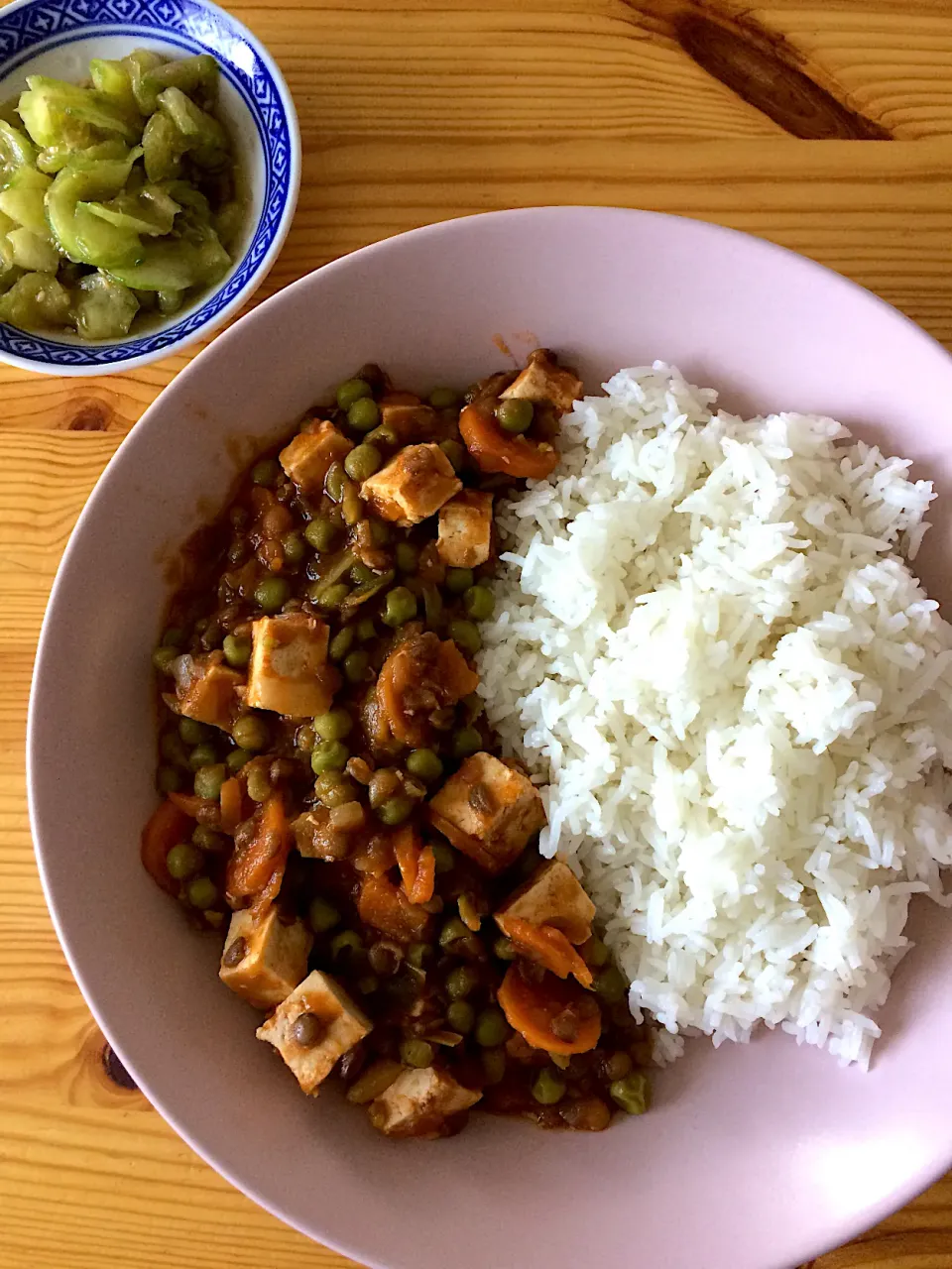 Tofu and veggies with rice|MissYumYumさん