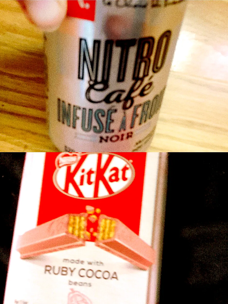 Snapdishの料理写真:Kit kat rudy rose and a nitro cold brew coffee|ninja kittyさん