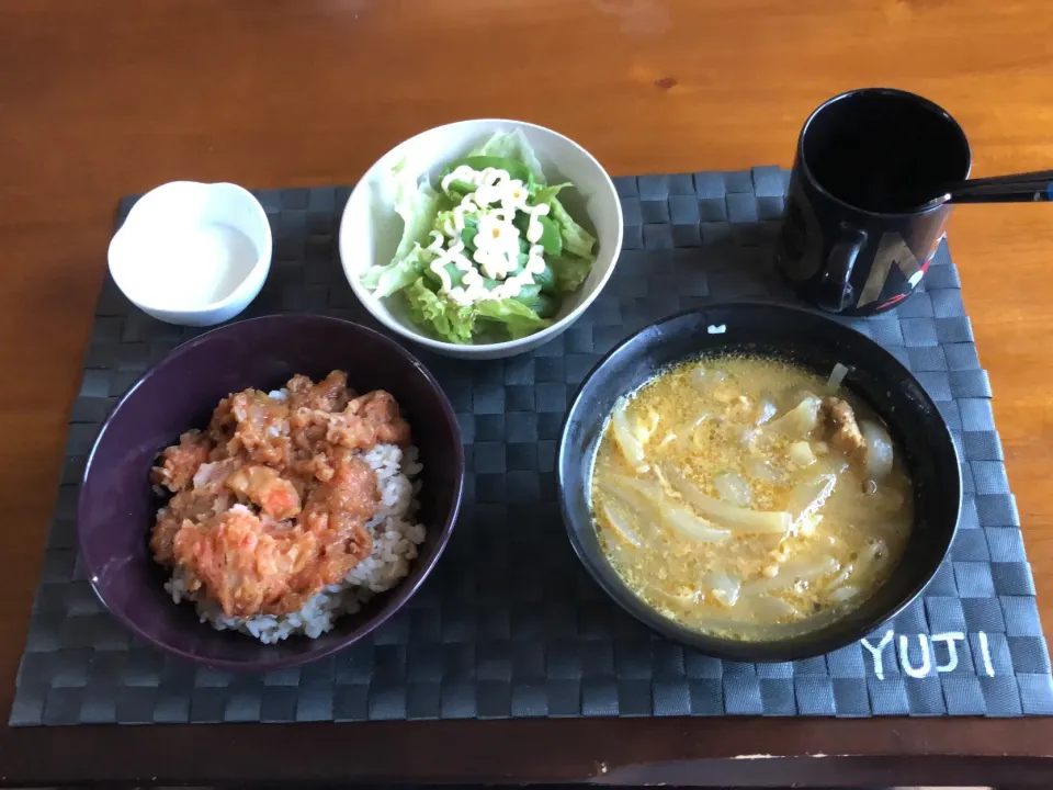 Ohana朝食　ミニ天丼、カレーうどん|Ohanaさん