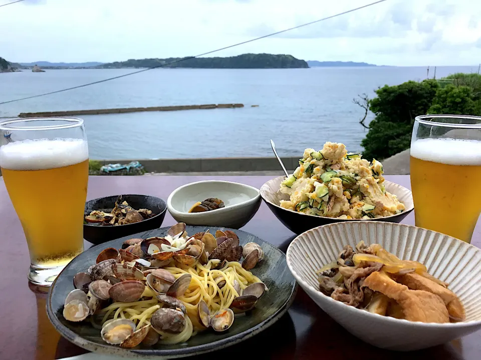 Snapdishの料理写真:2020.5.31 ボンゴレランチ🍻🍻🍻|ゆみずさん