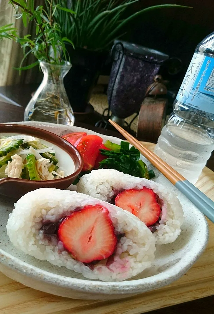 餡子ばくだんおにぎり|まりおさん