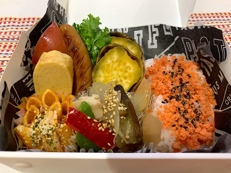 今日のお弁当（R2.6.1）|え〜かさん