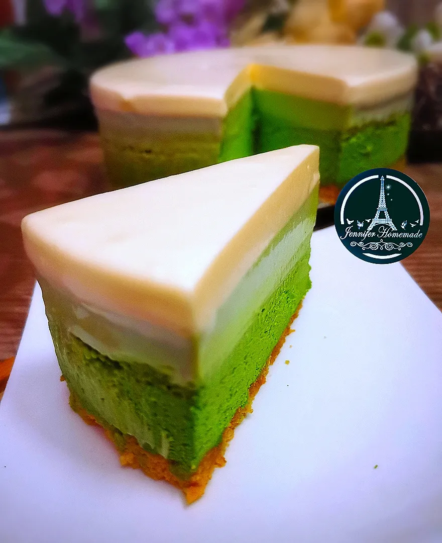 Luxury Green Tea Cheese Cake|Jennifer Tingさん