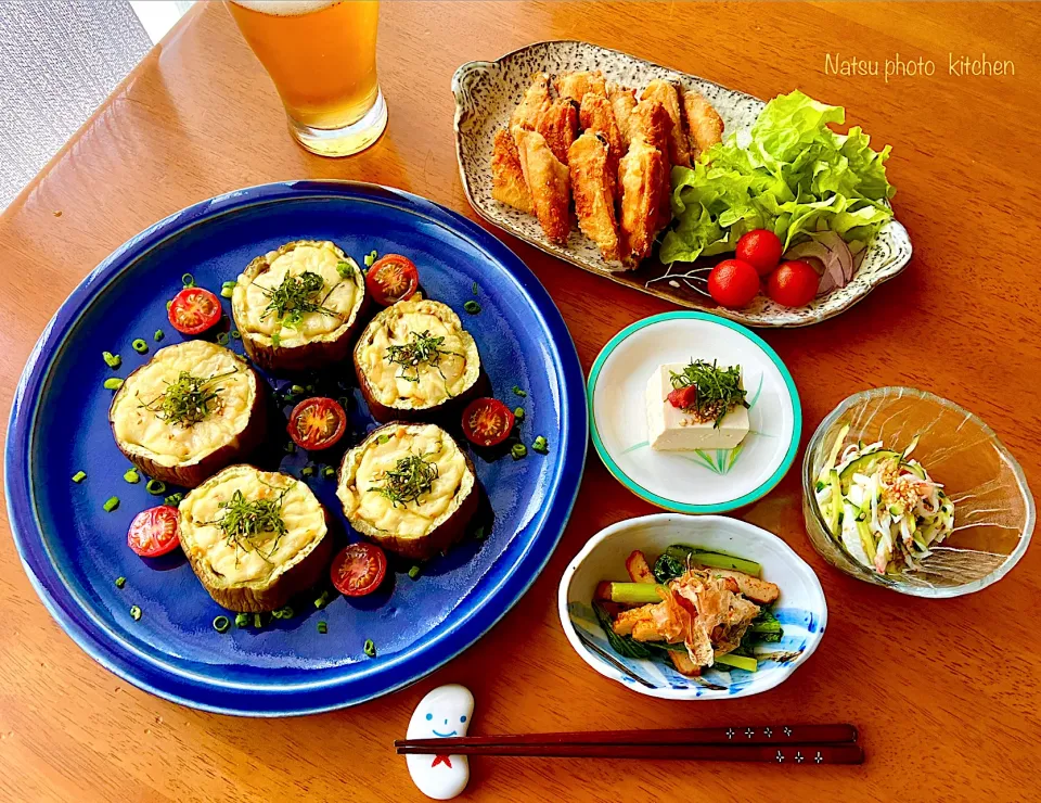 山口県名産　萩たまげ茄子の味噌チーズ焼き|ナツ1224さん