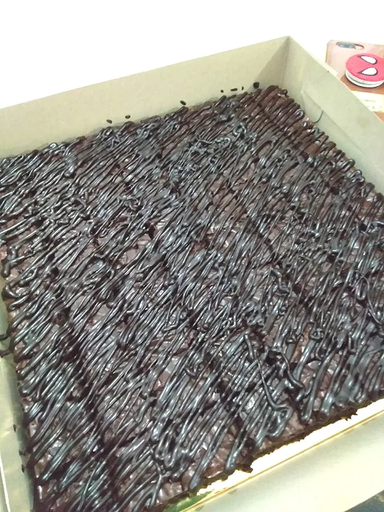 brownies choc glaze|Sha Nazさん