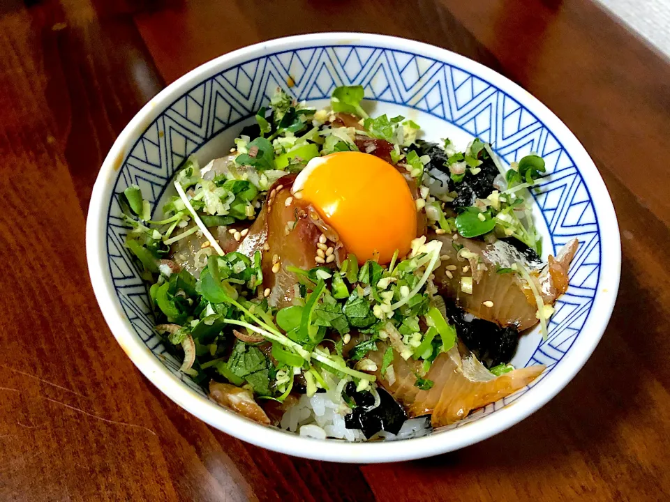 カンパチのづけ丼|片岡優太さん