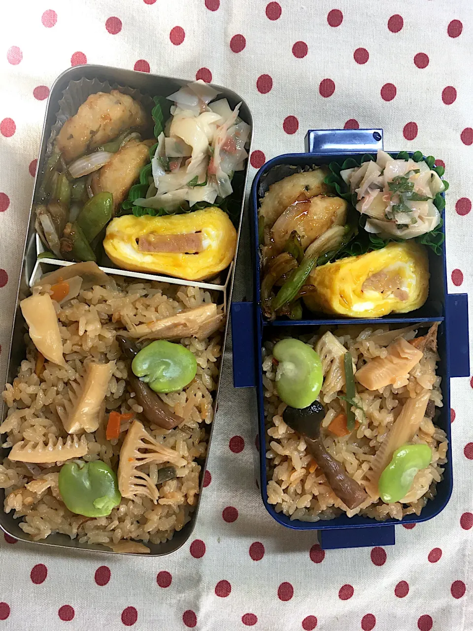 Snapdishの料理写真:6月2日　破竹でお弁当🍱|sakuramochiさん