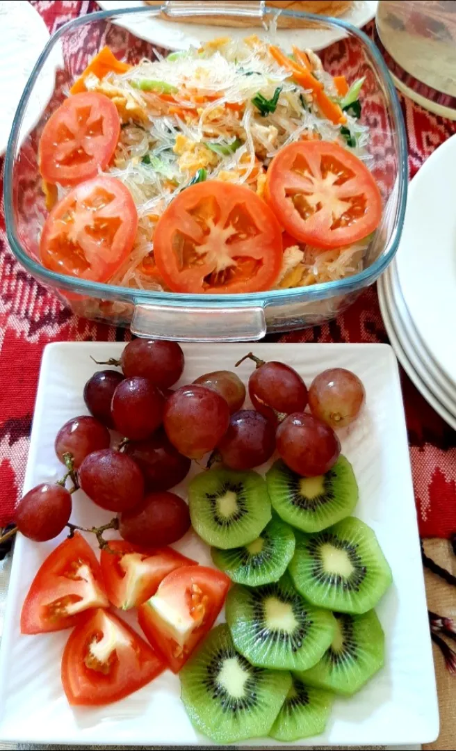 fried tanghun & fruits|ģřãçîöůşさん