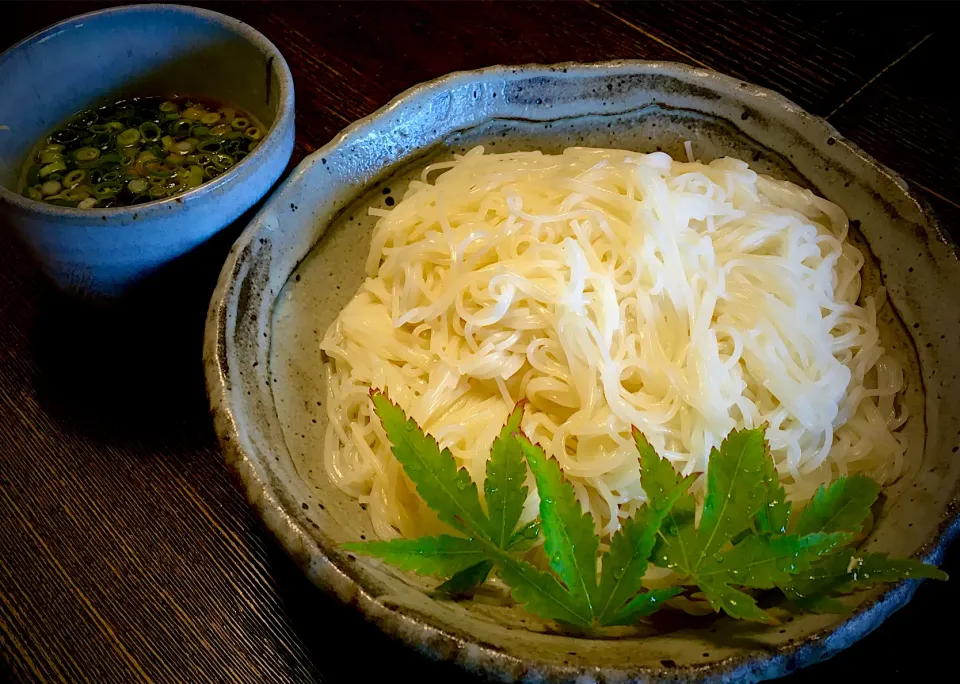 Snapdishの料理写真:暑い❗️ あっさり素麺|mottomoさん