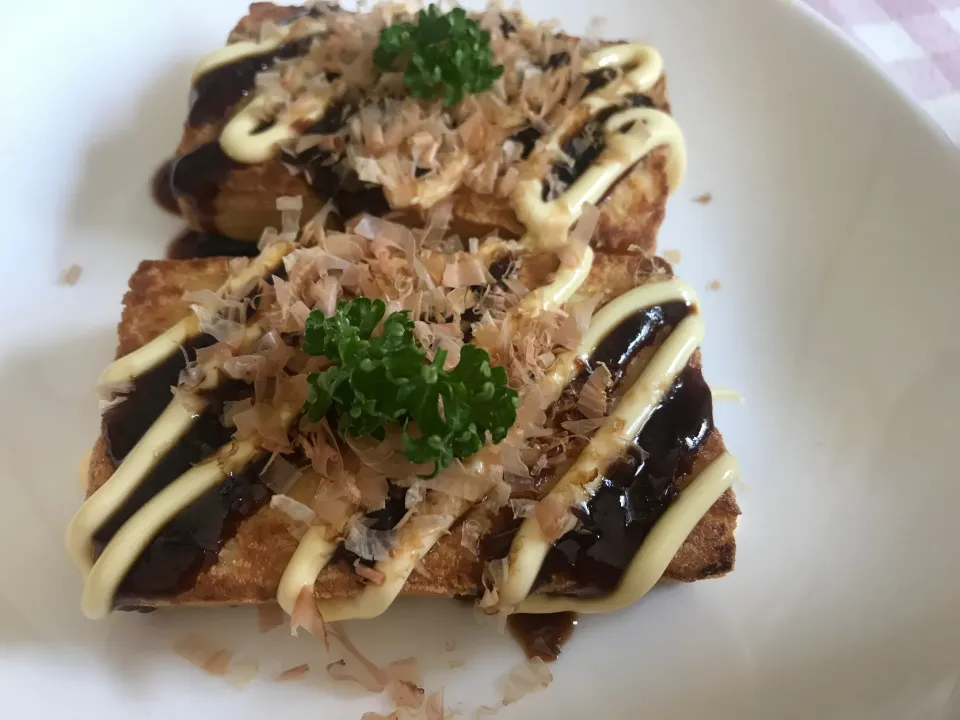 厚揚げでお好み焼き気分♪|ともさん