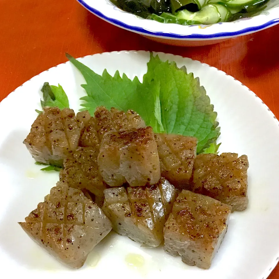 こんにゃくステーキバターしょうゆ味|みずはらさん