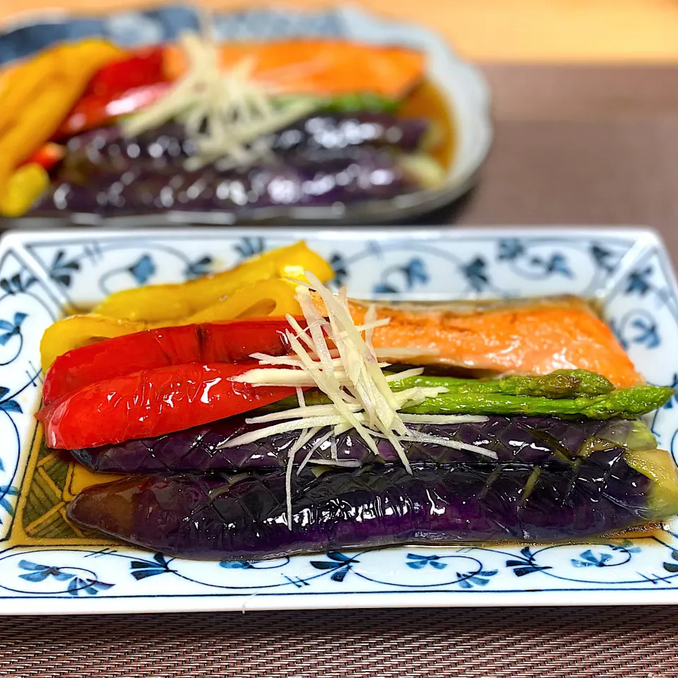 鮭と野菜の焼きびたし|Rinさん