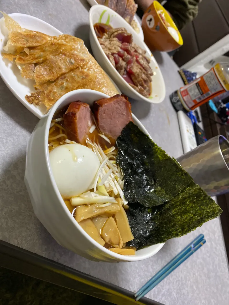 Snapdishの料理写真:お家でラーメン作ってみた|ゆいぞうさん