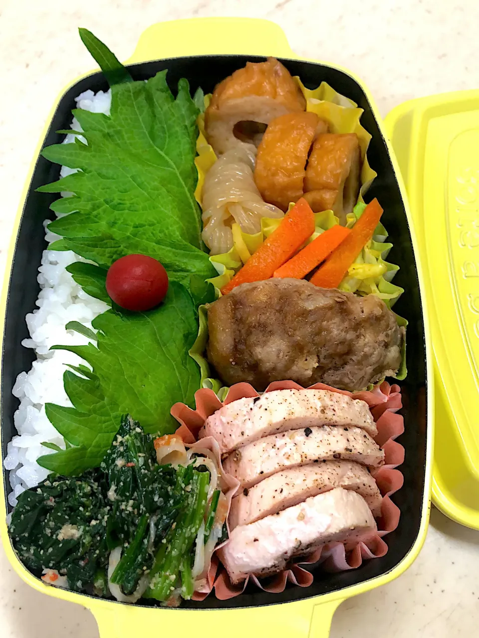 Snapdishの料理写真:鶏ハム弁当|teteさん