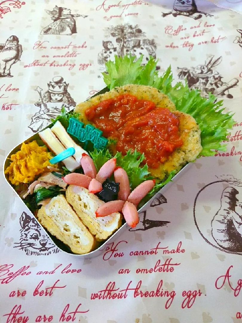 チーズカツレツ弁当💕|いちごさん