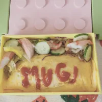 Snapdishの料理写真:今日のmugi弁♡|にぁろっく🎵さん