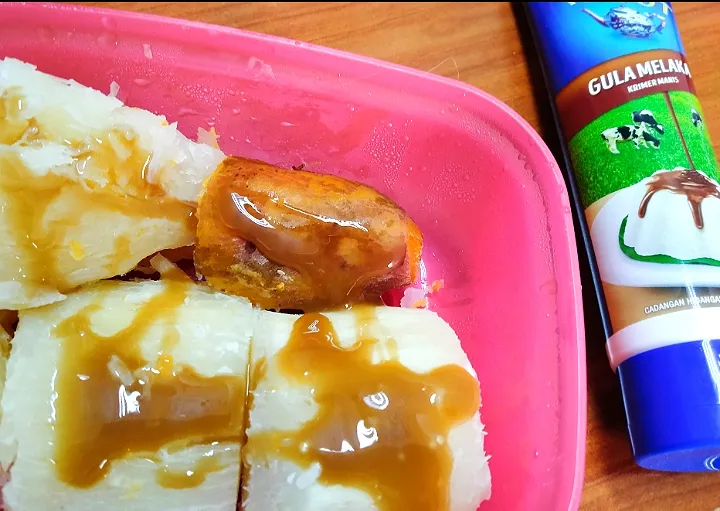 Snapdishの料理写真:Tapiaco & Sweet Potato with Gula Melaka Cremer|Harlina  (Malaysia)さん