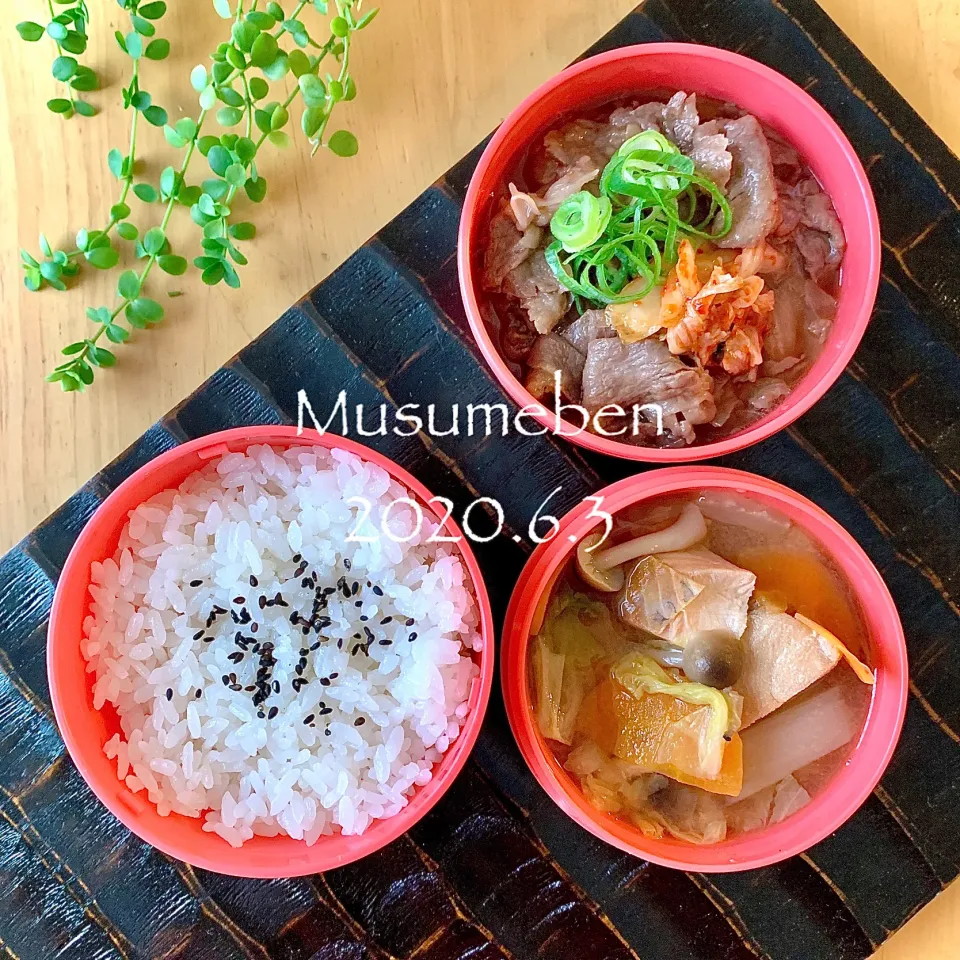 ムスメ塾弁❤︎牛丼弁当|chikoさん