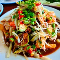 Papaya salad.