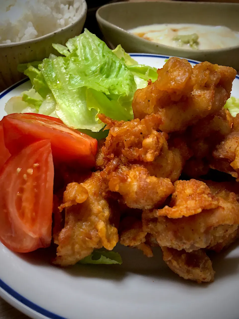 鶏もも肉の唐揚げ にんにく風味|ミウトおかんさん