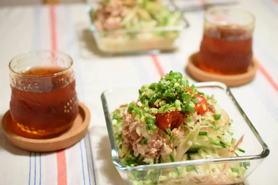 サラダそうめん|うにんぱすさん