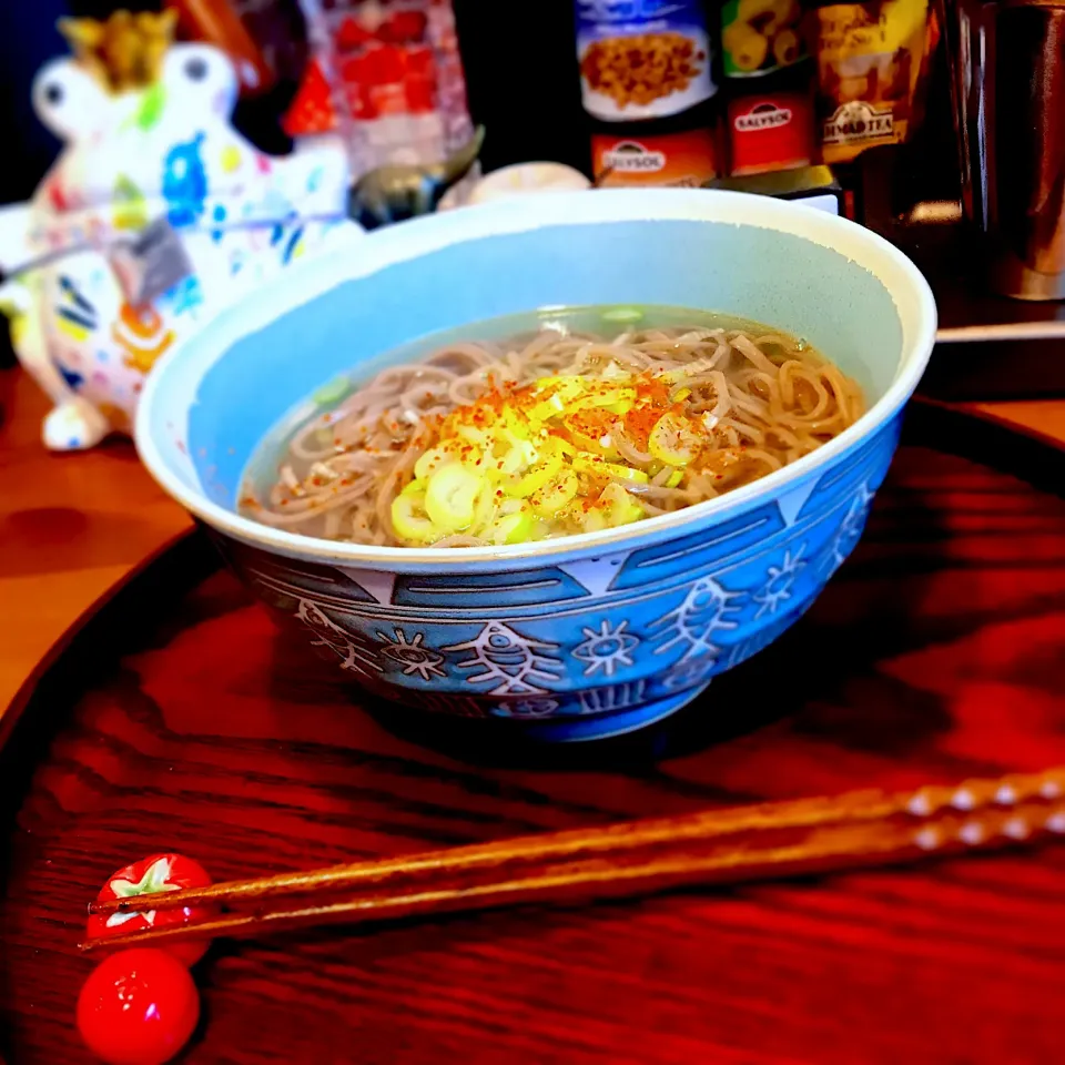 Snapdishの料理写真:ラーメン風お蕎麦|まぁちゃんさん