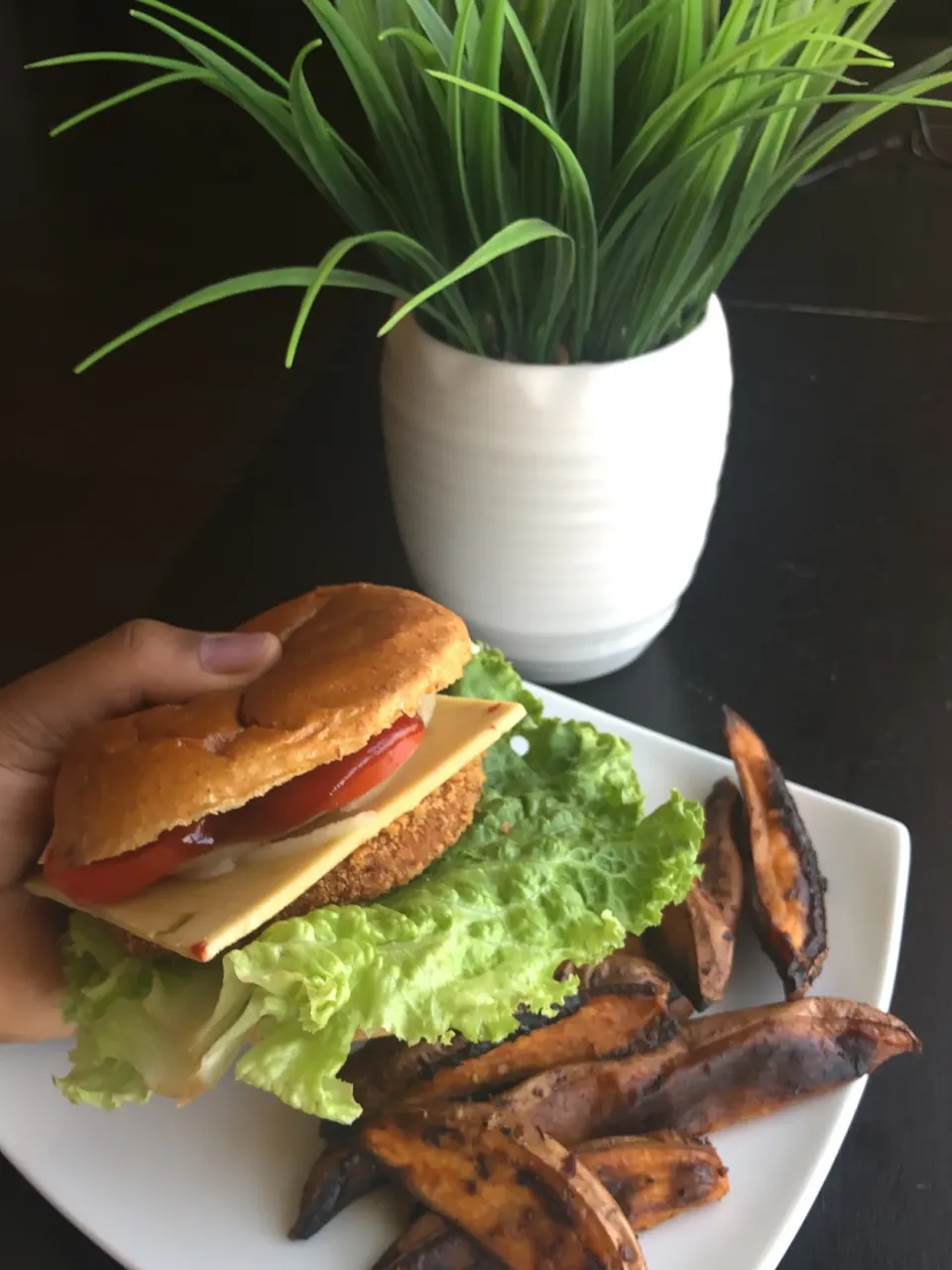 Veggie Crispy Chicken Sandwich|WholeLivingLargeさん