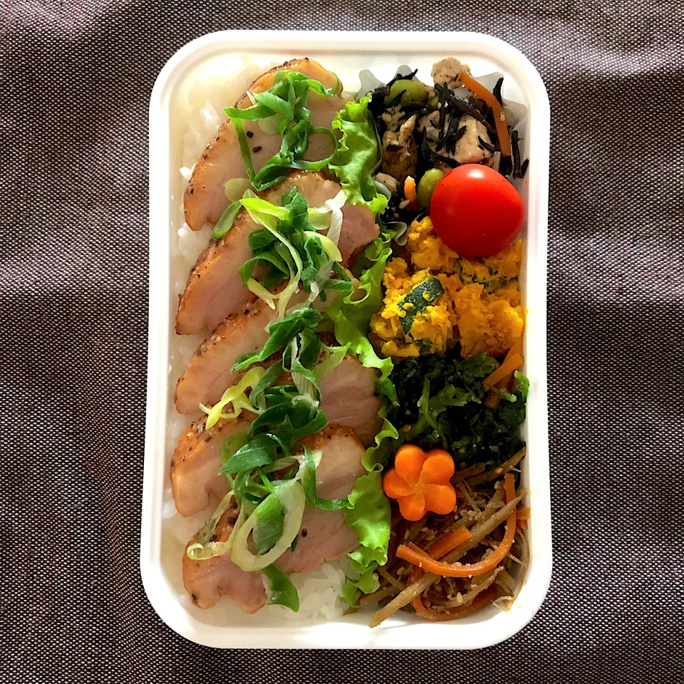 Snapdishの料理写真:合鴨ロースト弁当|emichococo625さん