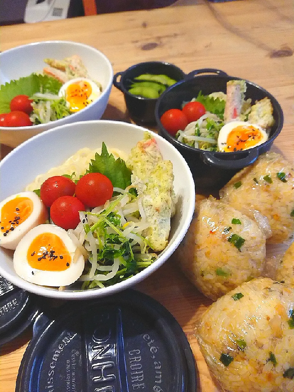 2020.6.4 置き丼🍚&自分弁当🍱|あずきラテさん