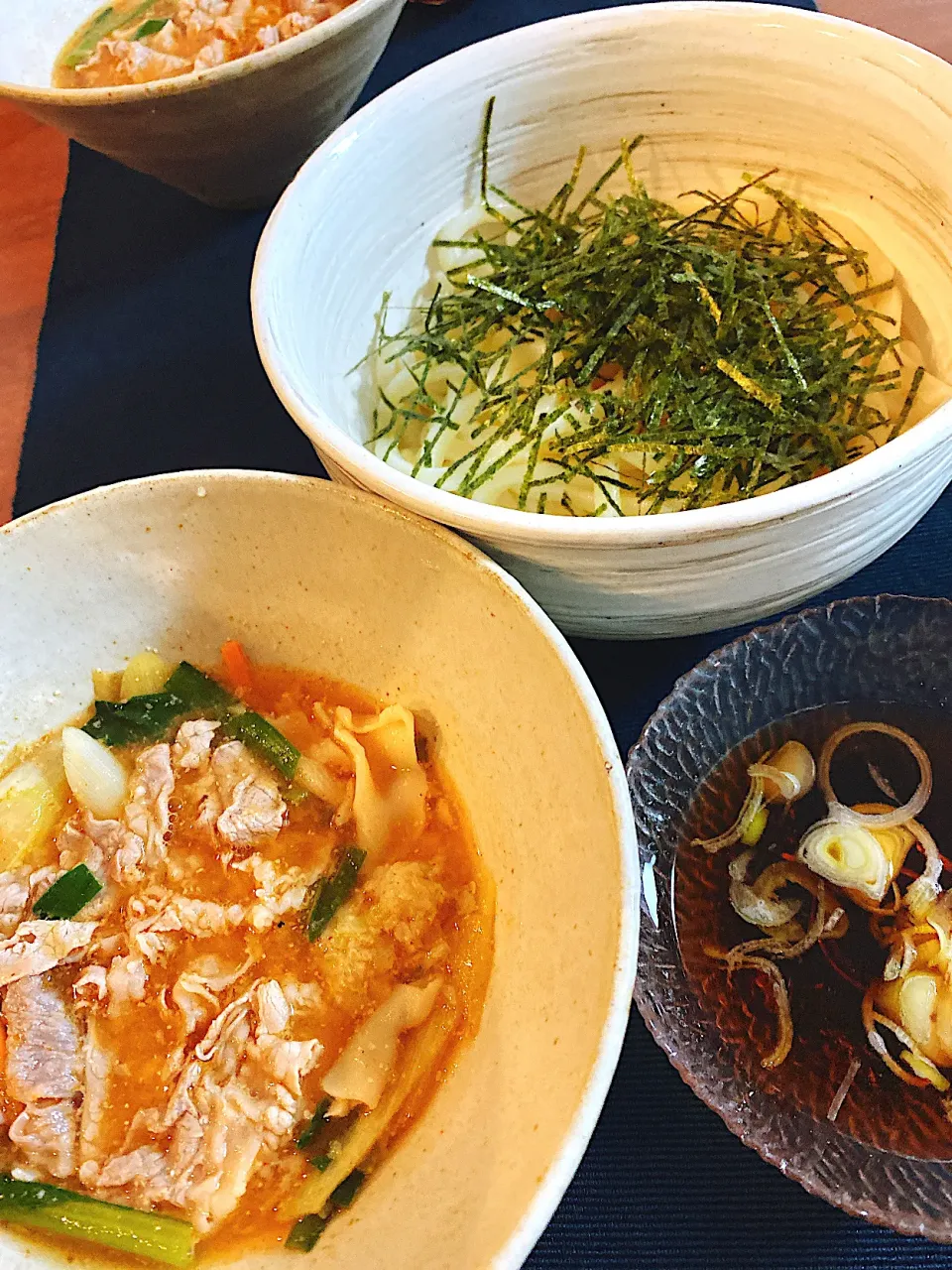 Snapdishの料理写真:坦々麺風うどん|あっきーぬさん