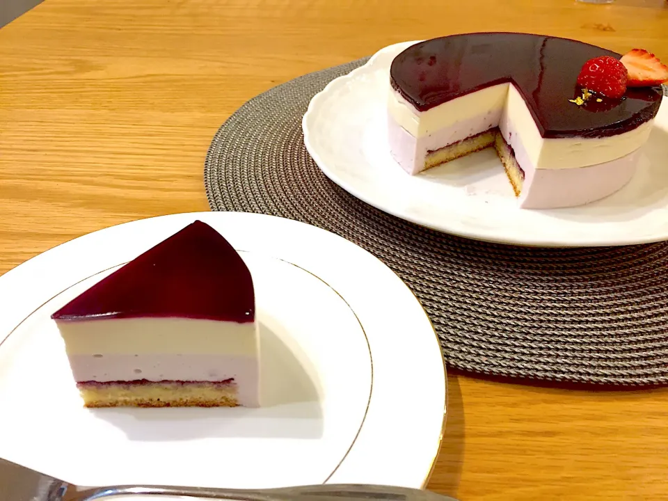 ブルーベリーとチーズのムースケーキ|akoさん