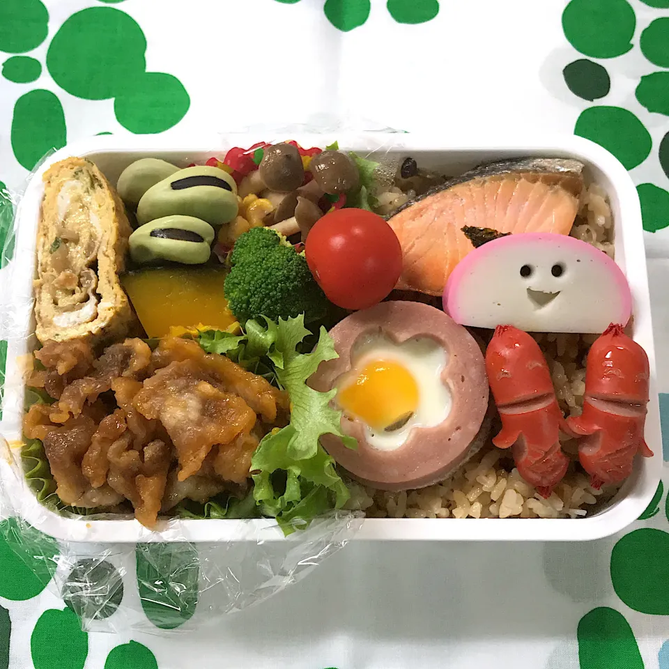 Snapdishの料理写真:2020年6月5日　テレワーク・オレ弁当♪|クッキングおやぢさん