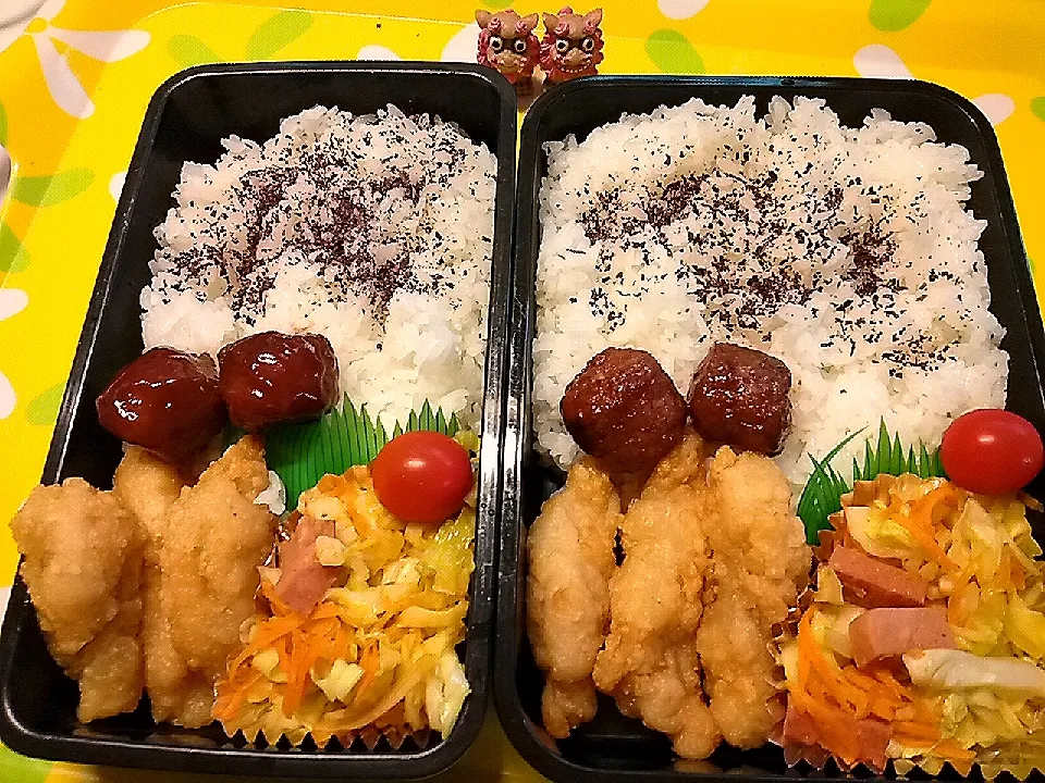 夫の弁当、息子の弁当|みどりさん