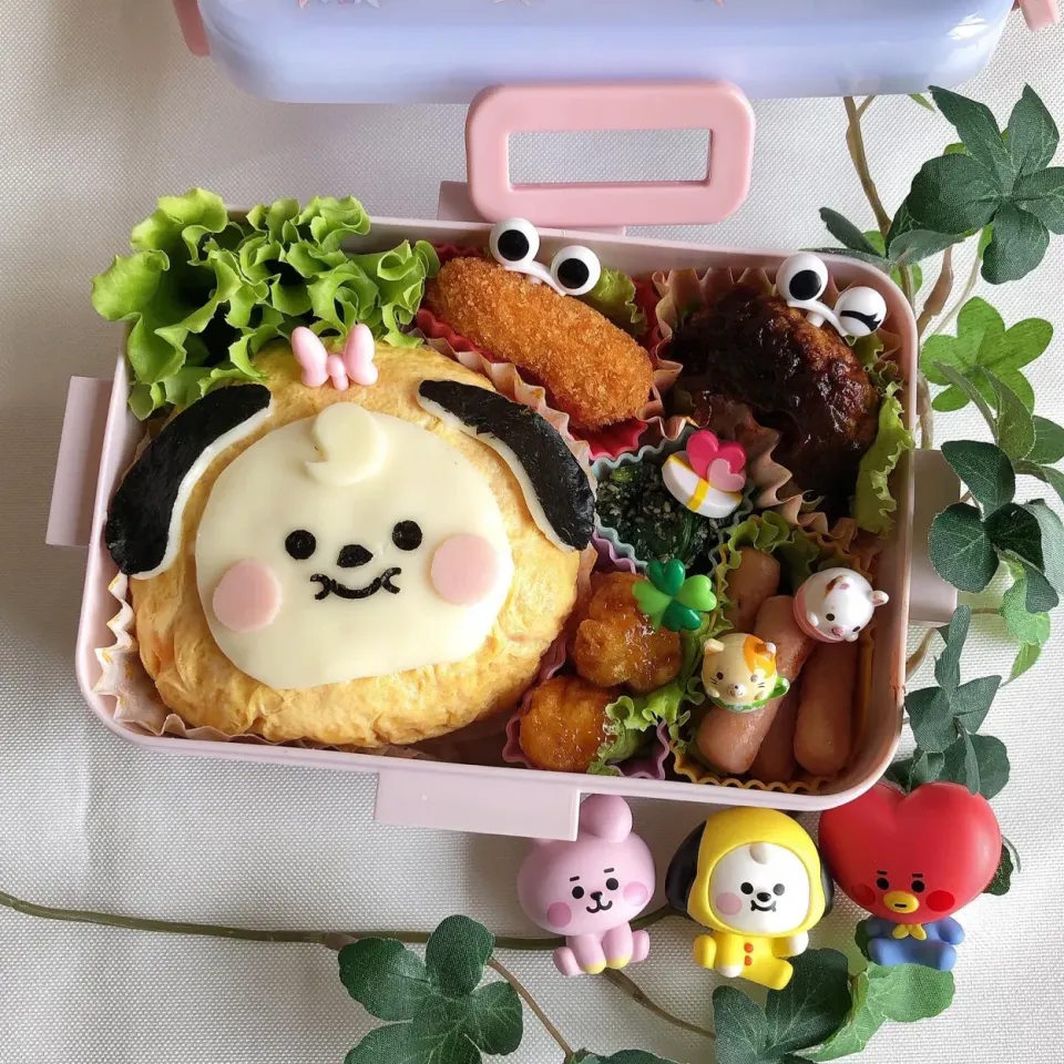 6/5❤︎娘のお昼休みお弁当❤︎ BABY CHIMMYオムライス🌱🌱🌱|Makinsさん