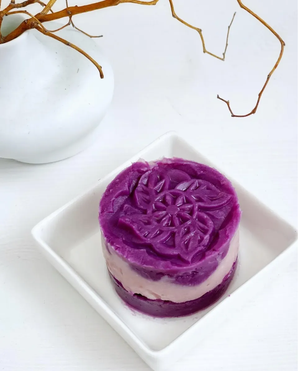 Purple sweet potato and yam cake|12Dragonさん