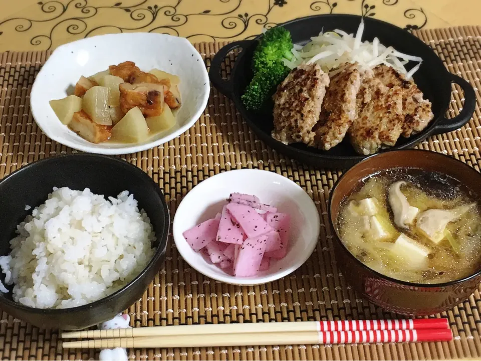 ひき肉塩麹ステーキ|チムニーさん