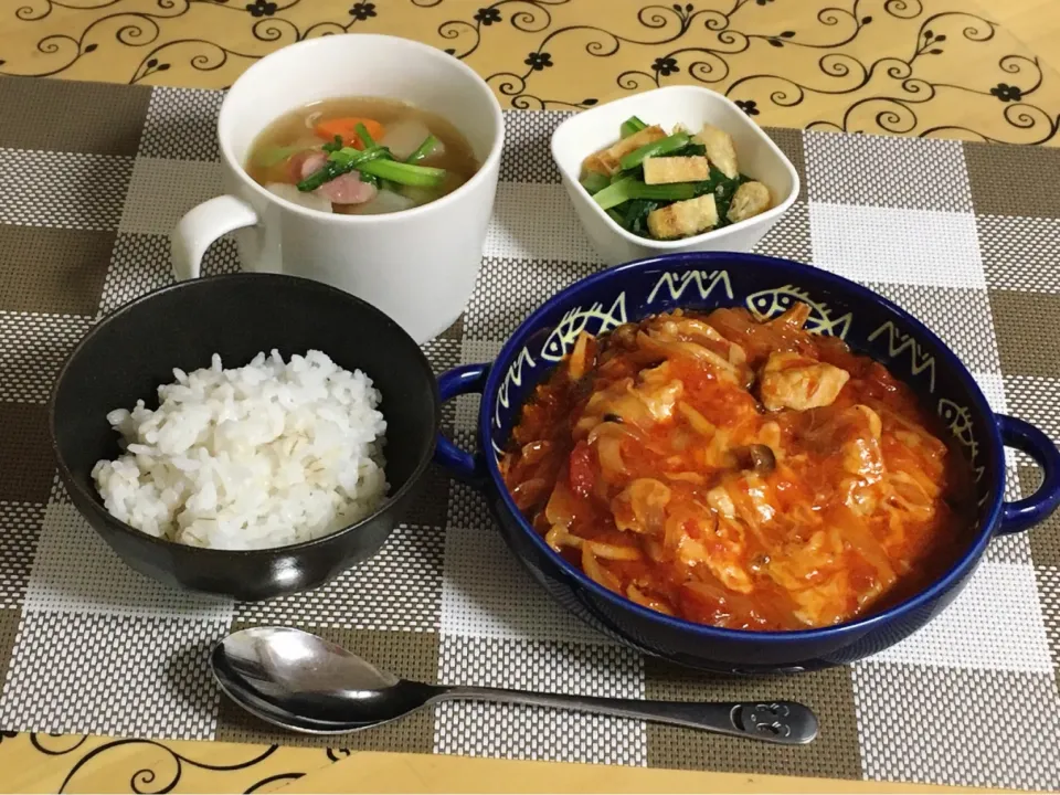 チキントマト煮|チムニーさん