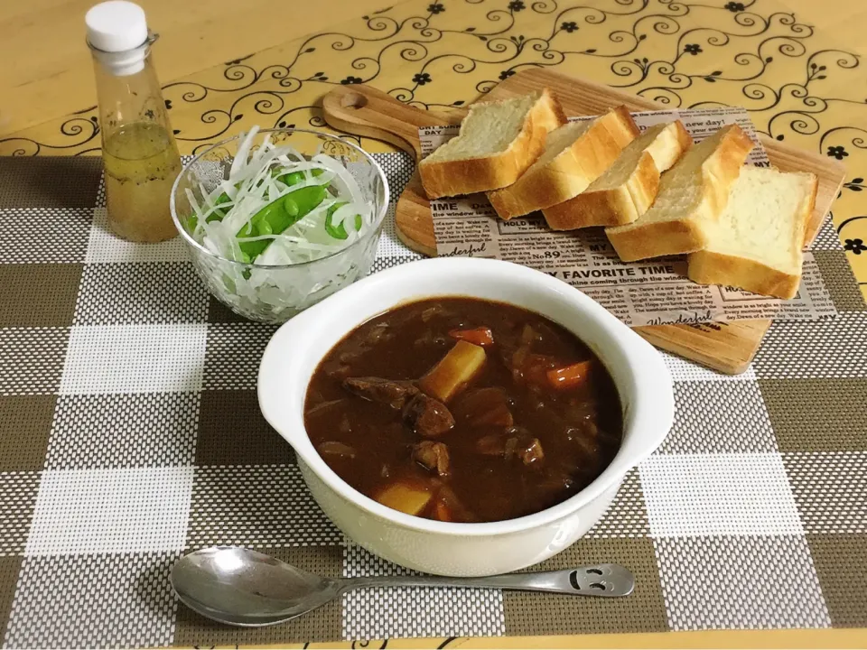 ビーフシチュー＆ミニ食パン|チムニーさん