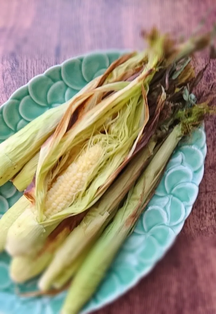 ヤングコーンの蒸し焼き|とだともさん