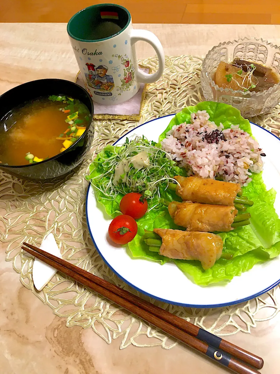 今日の夜ご飯　昨日の大根おろしタレでリメイク|Noonさん