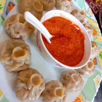 Chicken momos!
from my kitchen❤️|Basic foodie 🧡さん