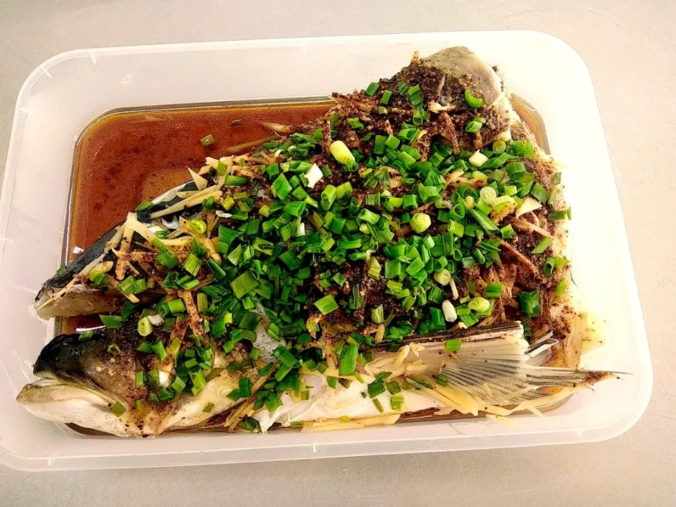 black pepper steam fish head|RESTAURANT LOY KEEさん