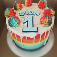 Rainbow Drip Cake|kiaさん