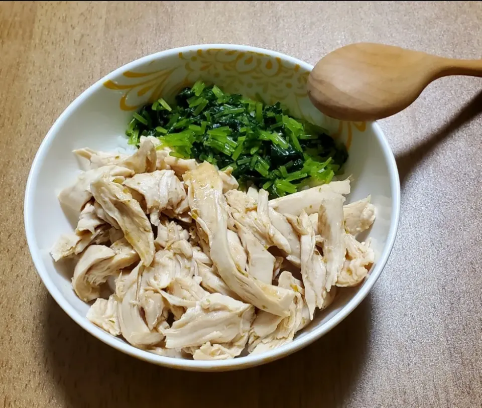 ササミと三つ葉の丼|ナナさん