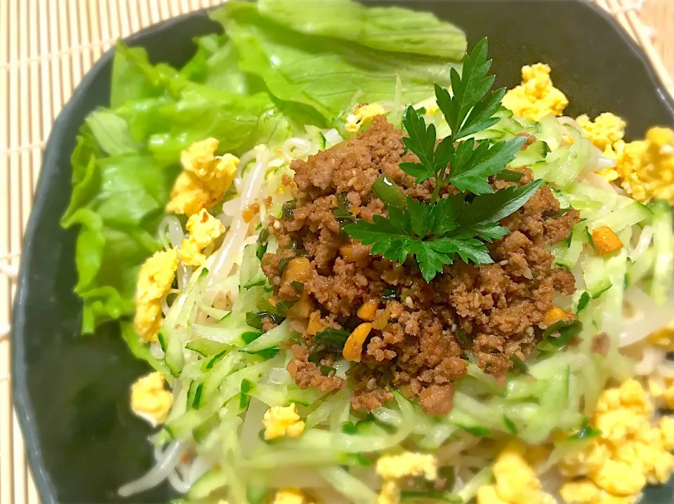 発酵肉そぼろで冷やしラーメン！|mioさん