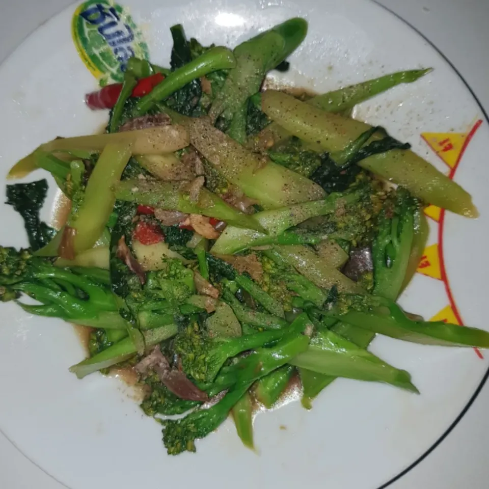 stir fry baby broccoli|patcookingfeverパットさん