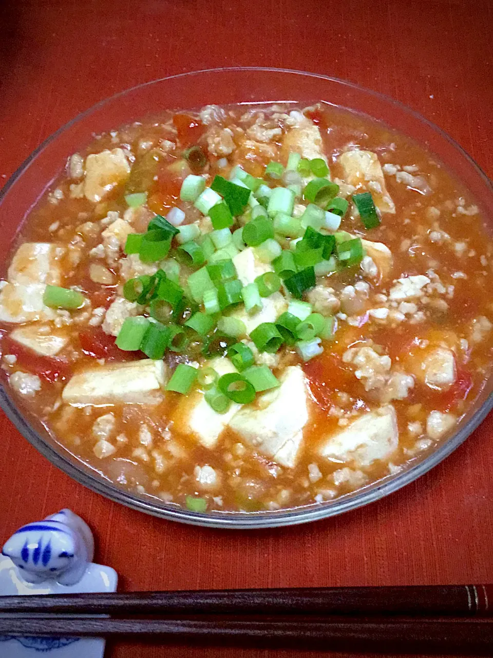 辛くない🍅トマト麻婆豆腐|みずはらさん