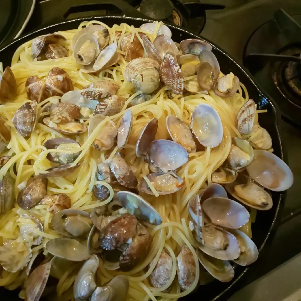 今日の漢飯ボンゴレビアンコ☆|ワビスケさん