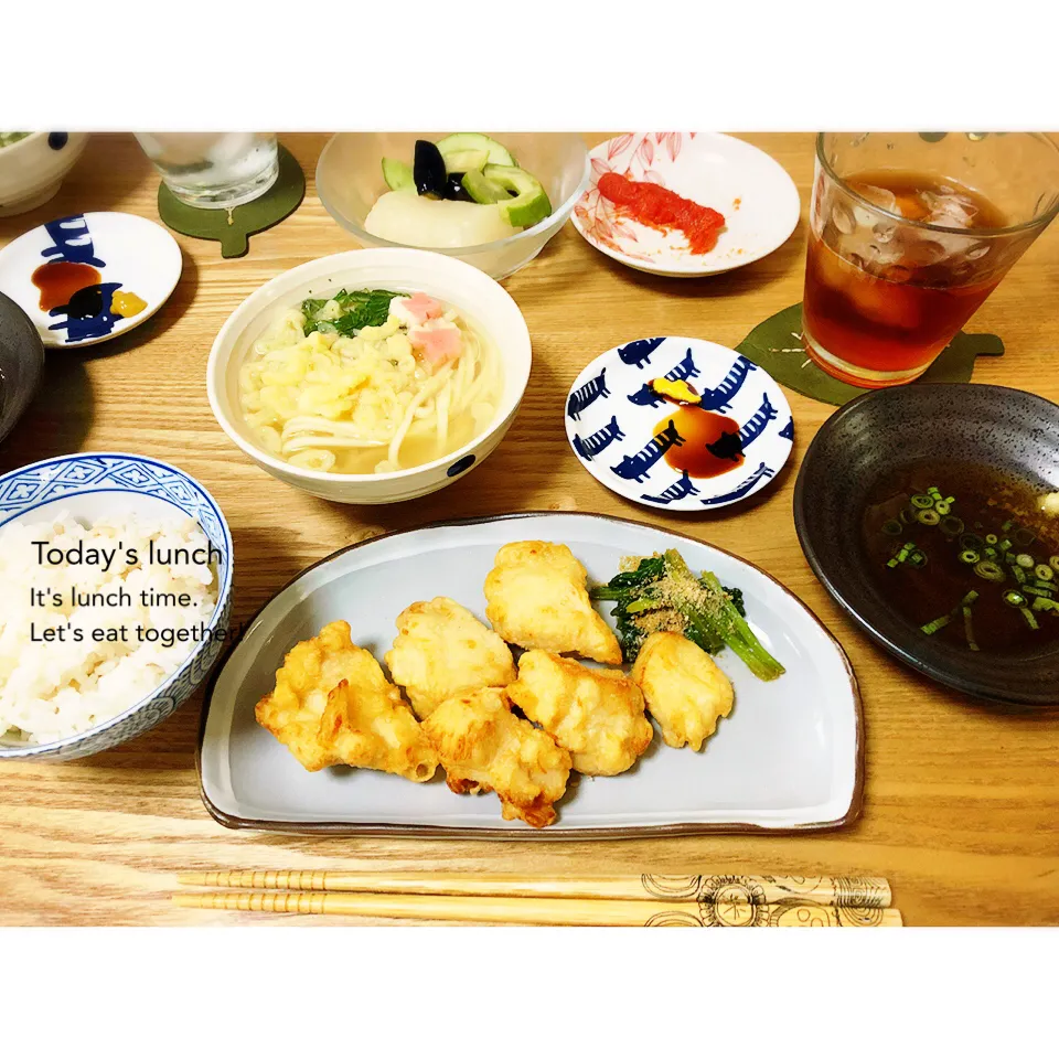 Snapdishの料理写真:本日の昼ごはん。|aki_puさん